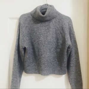 Forever 21 cropped turtleneck sweater
